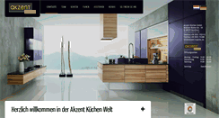 Desktop Screenshot of akzent-kuechen.de